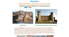 Desktop Screenshot of montalcino.net